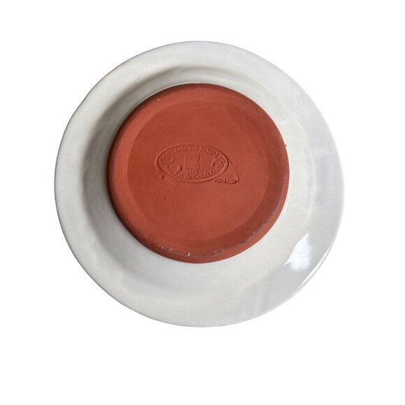 Mackenzie-Childs Bearded Iris Salad Plate 8.75" Victoria Richard Retired Vintage - Picture 6 of 8